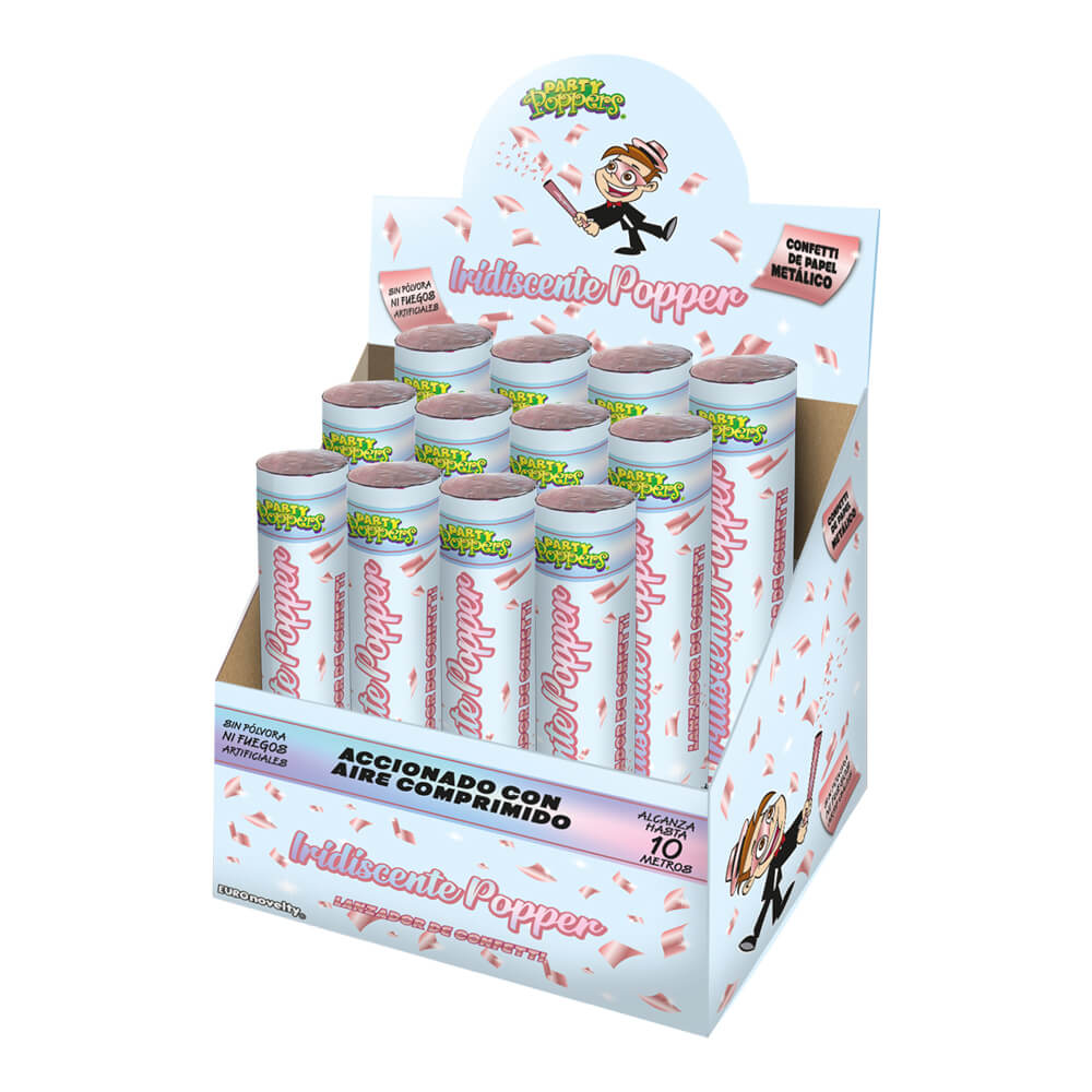 Party Poppers Iridiscente 20Cm C/1
