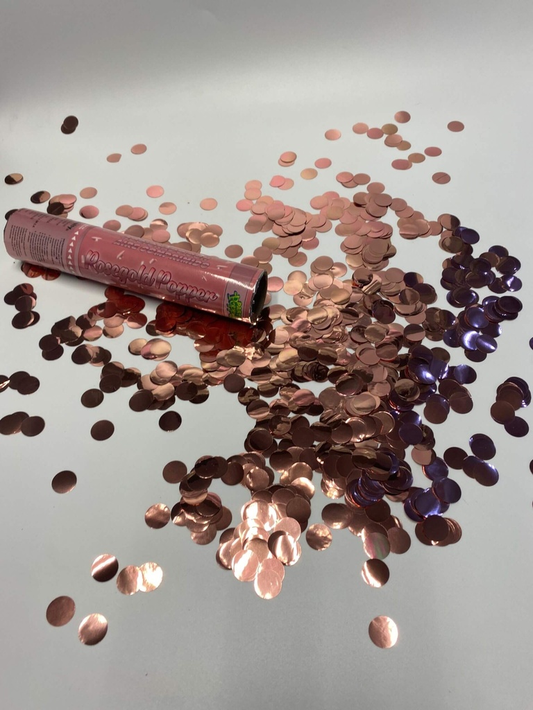 Party Poppers Rosa Metalico 20 Cm C/1