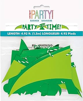 Banner Blue & Green Dinosaurio C/1 Kit