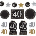 40th Birthday Room Decorating Kit C/1