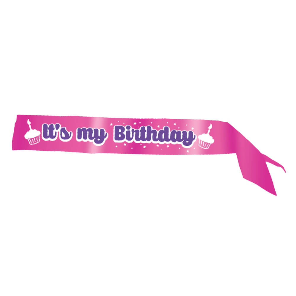 Listón "It's My Birthday" C/1