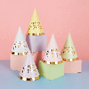 Party Hats Pastel Happy Birthday C/10