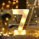 Numero 7 Luz Led C/1
