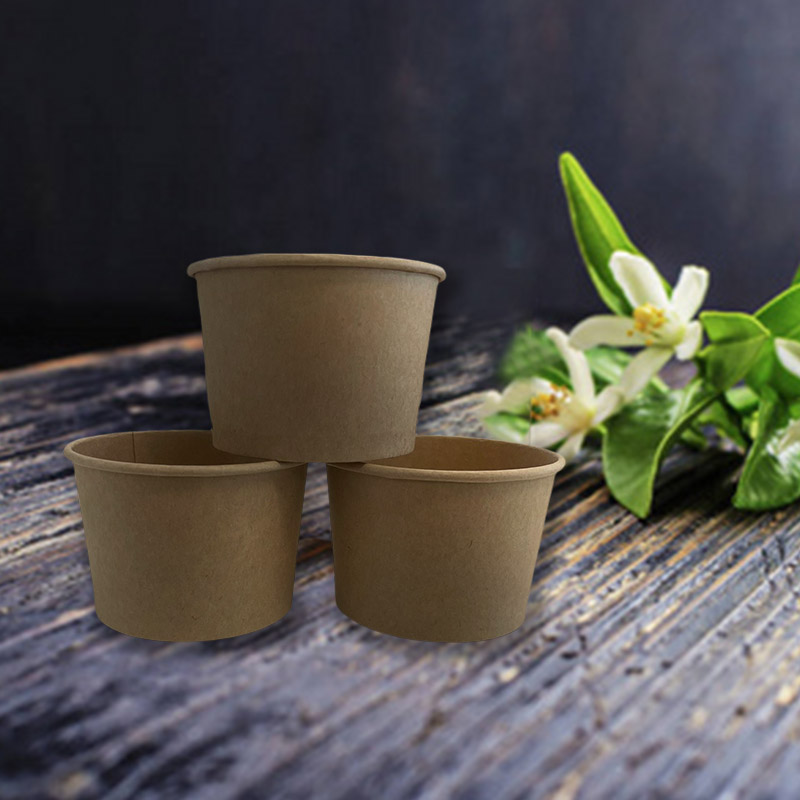 Vaso 8oz kraft Para Dulces C/20