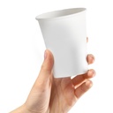 Vaso 9oz de Papel Blanco C/50