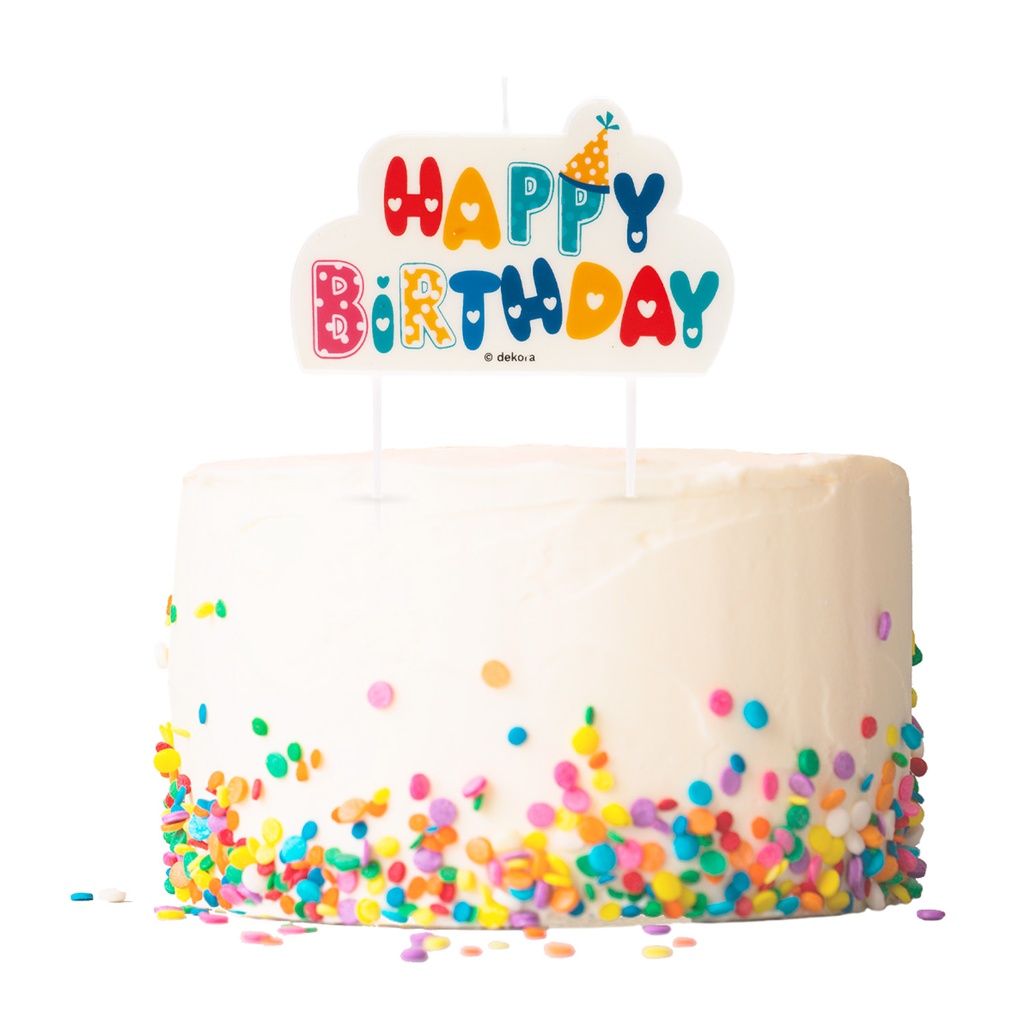 Vela Cumpleaños Happy Birthday C/1