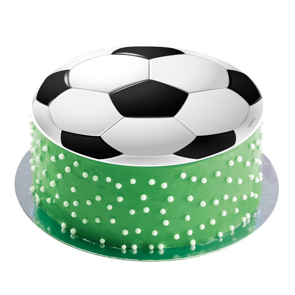 Disco Comestible Tarta Balon Soccer C/1