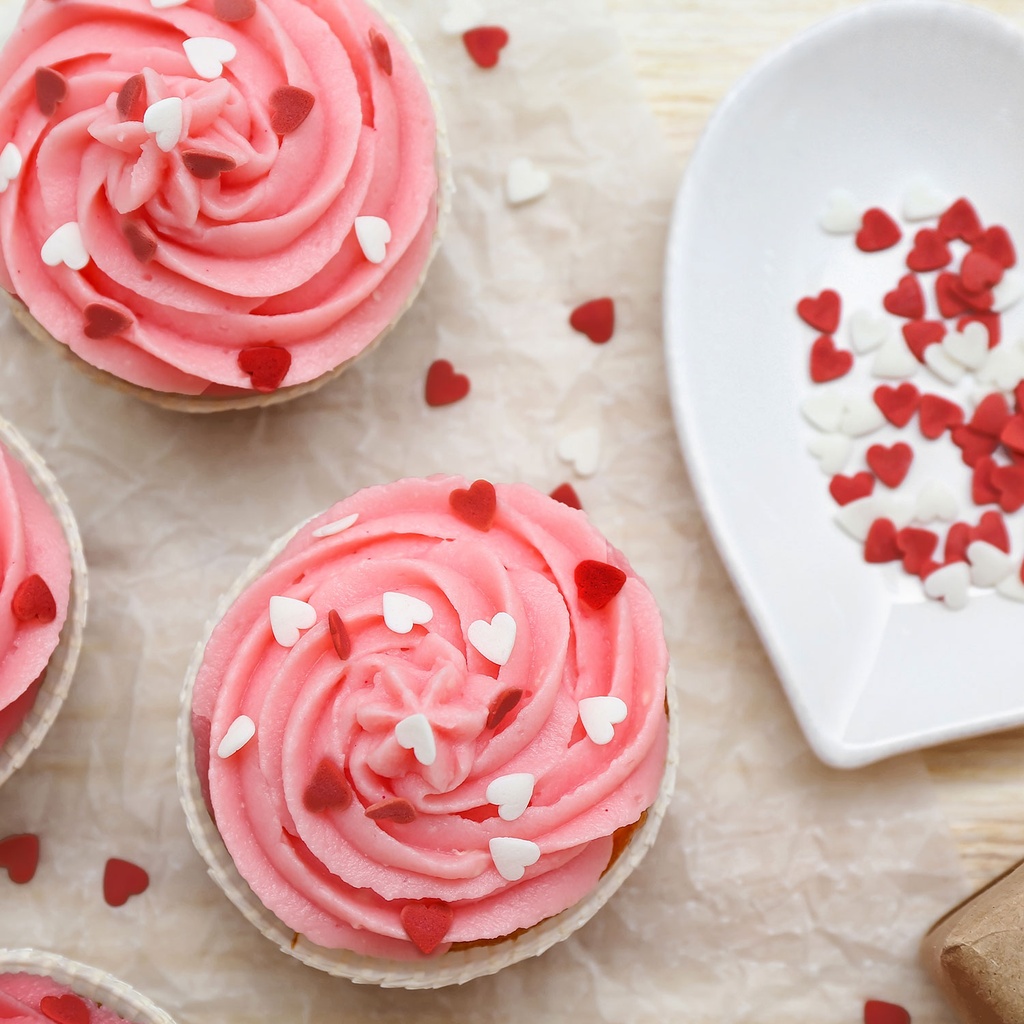 Confeti Azúcar Corazones 100g