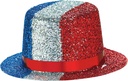 Mini Cowboy Hat Azul-Blanco-Rojo C/1