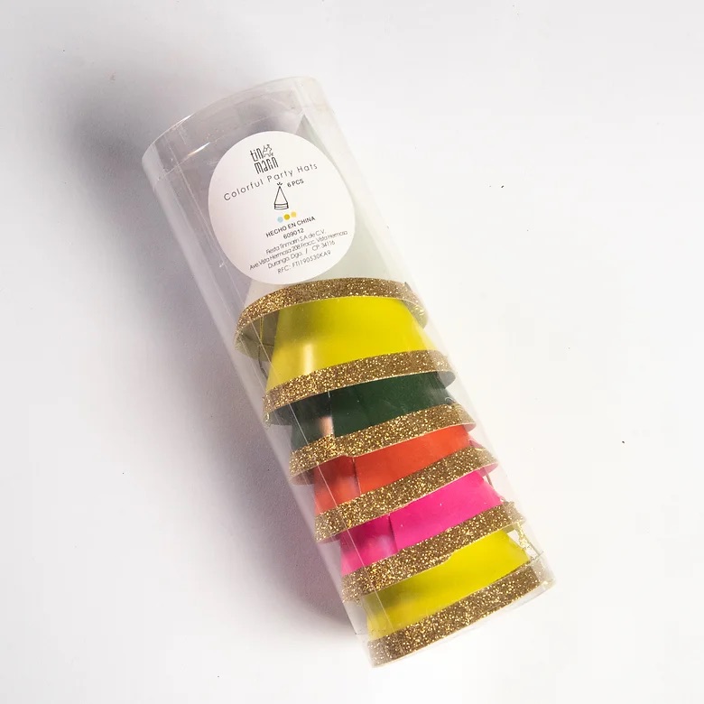 Party Hats Mini Colores C/5