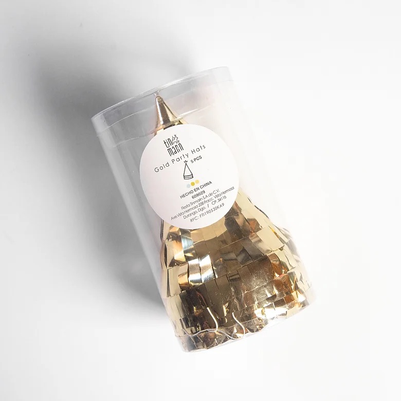 Party Hats Mini Gold C/5