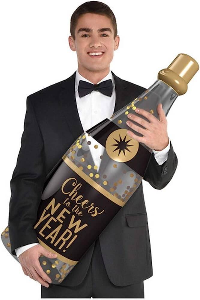 Inflatable Photo Prop Botella HNY