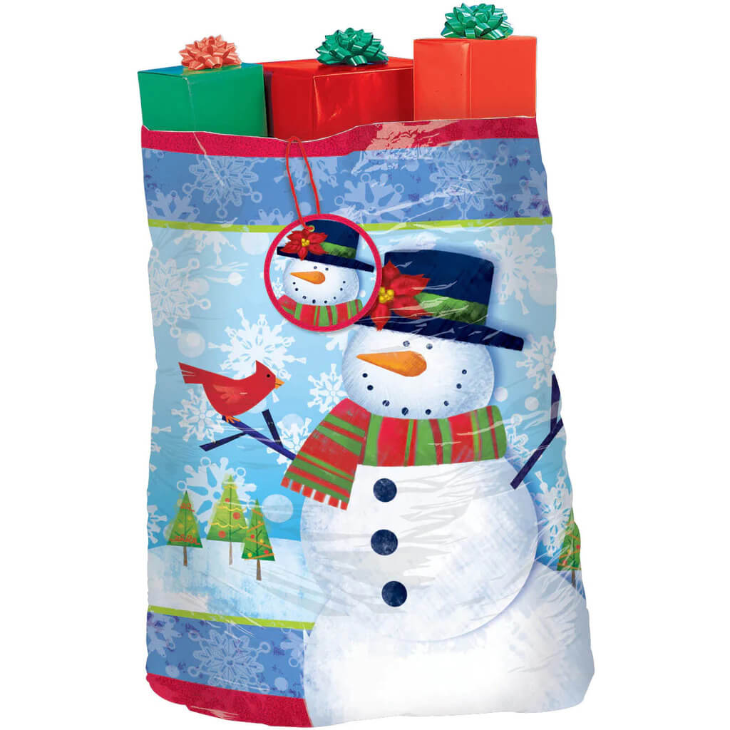 Bolsa De Plastico Snowman C/20