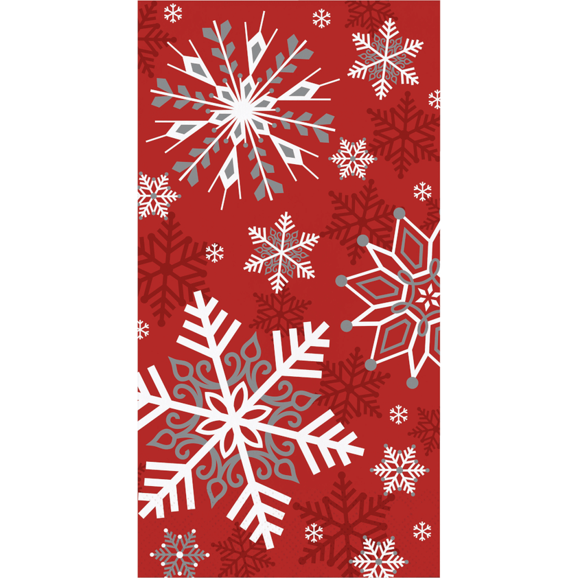 Servilleta Larga Winter Snowflakes C/16