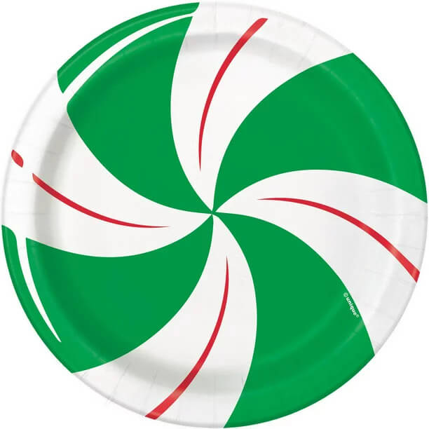 Plato 7" Peppermint Christmas