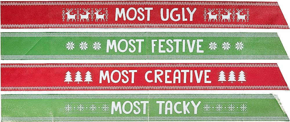 Ugly Sweater Sashes C/4