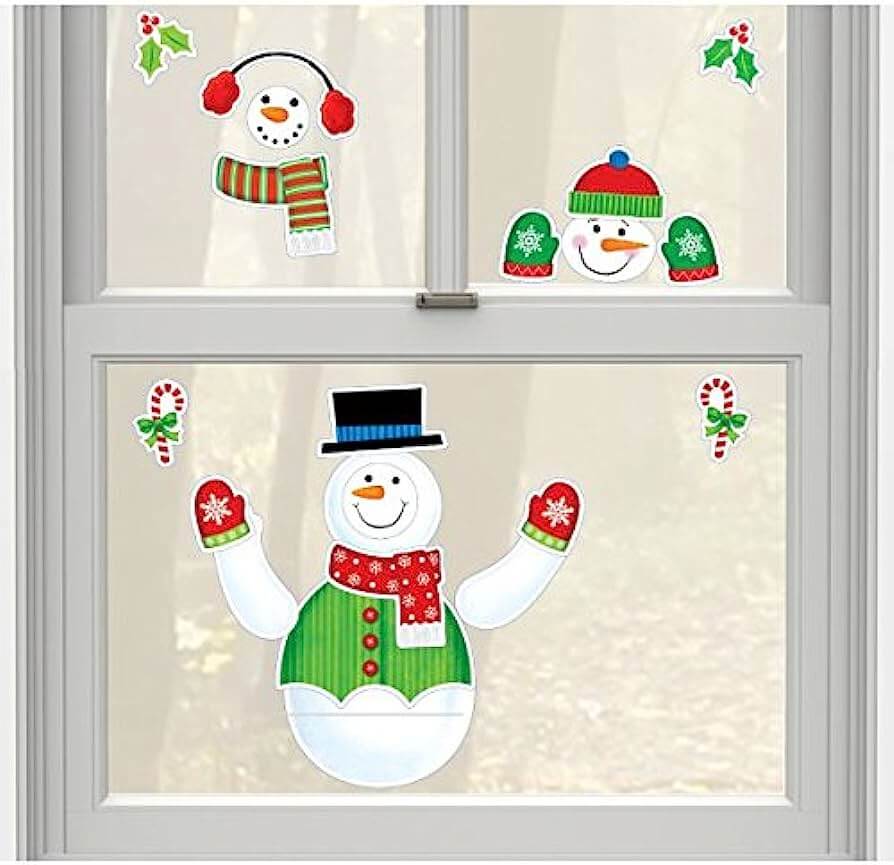 Window Christmas Decorations