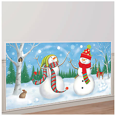 Deco Escena Muñeco De Nieve