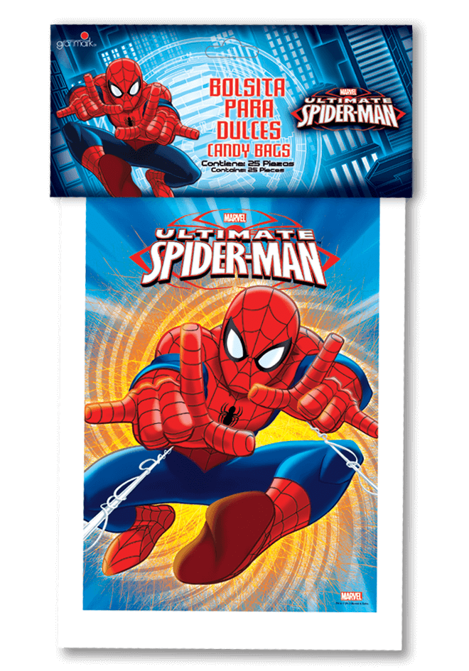 Bolsa Dulcera Spiderman Clasico C/25