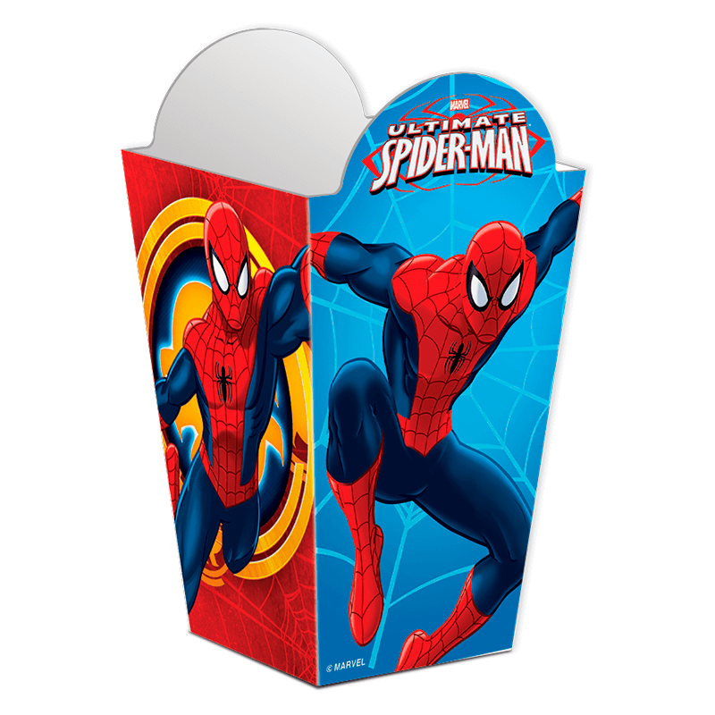 Cajita Fantasia Spiderman Clasico C/6