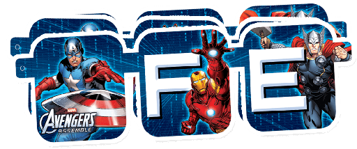 Letrero Movil Avengers Assemble C/1
