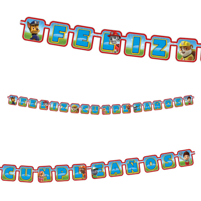 Letrero Movil Paw Patrol Niño C/1