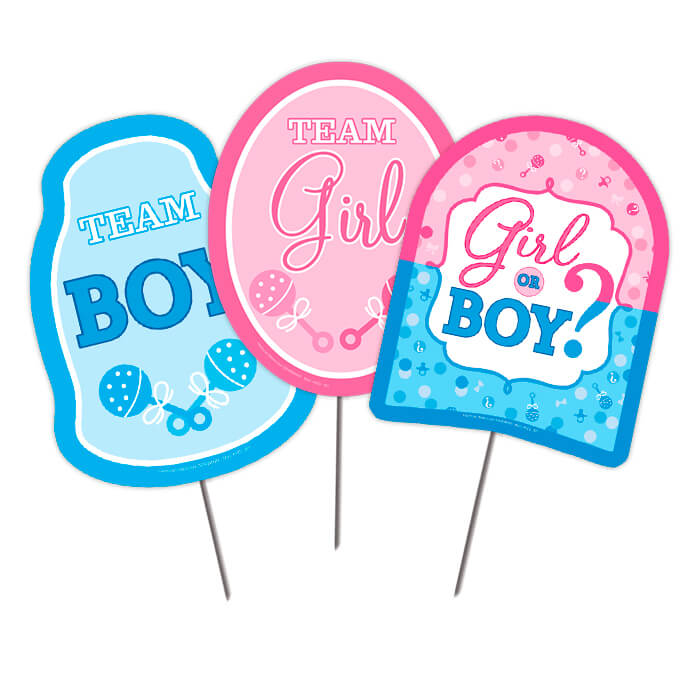 Party Props Girl Or Boy C/6