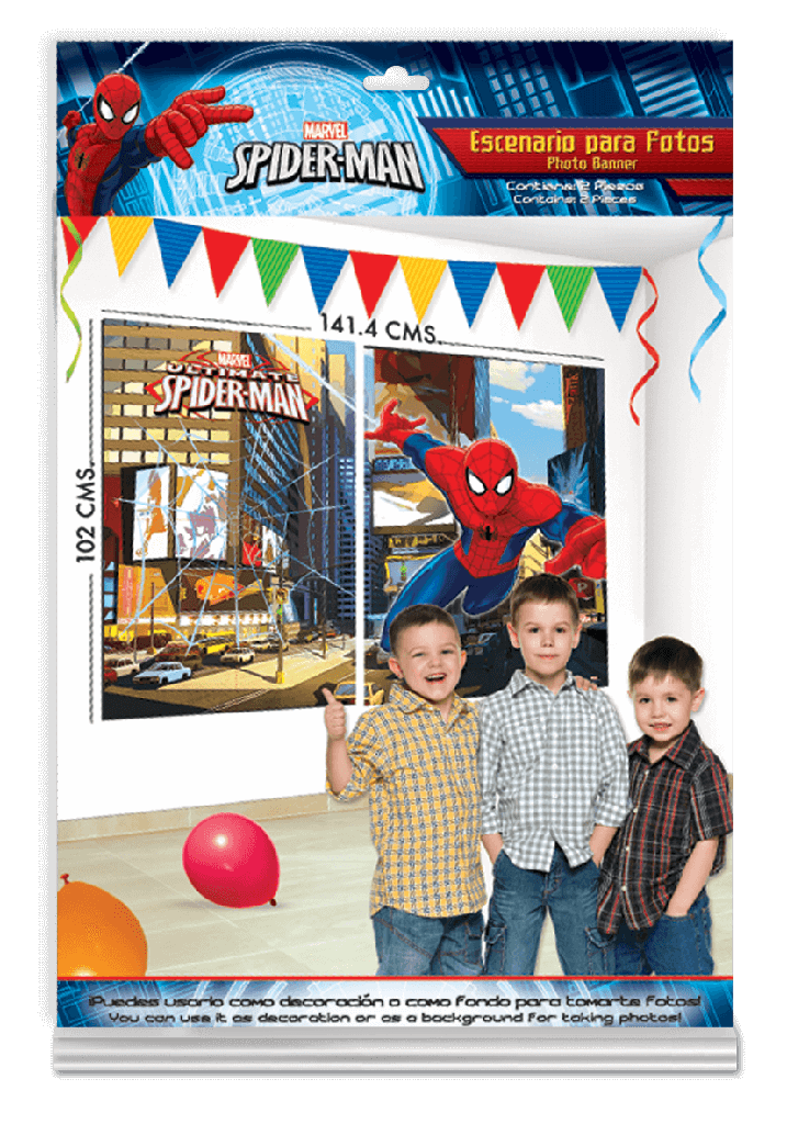 Photo Banner Spiderman Clasico C/1