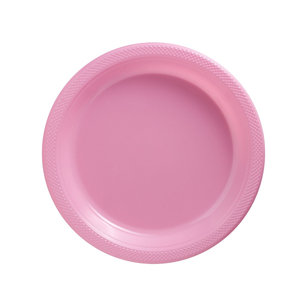 Plato 7" Rosa Bebe C/20