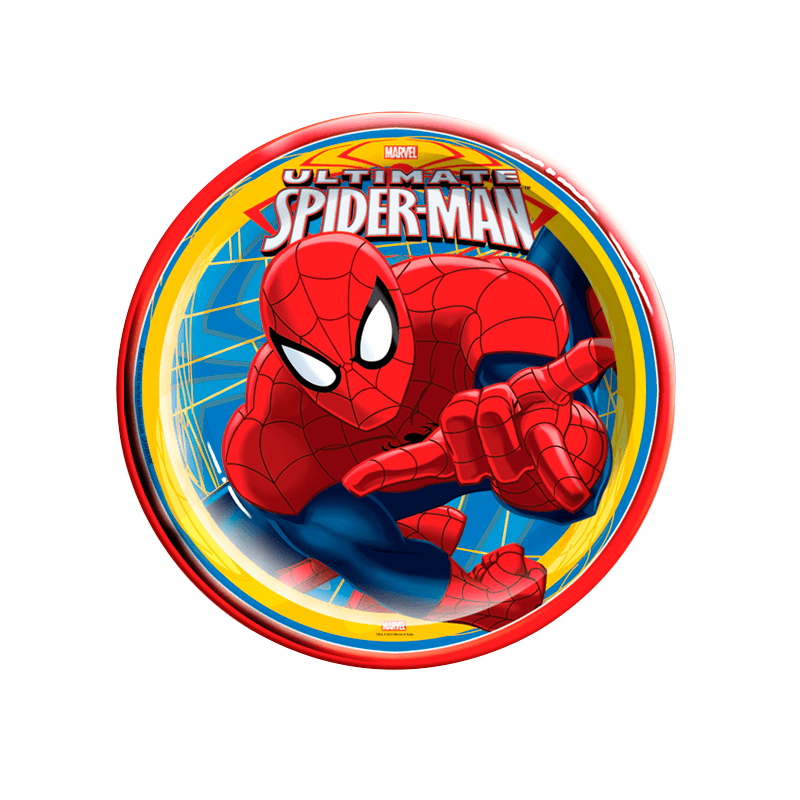 Plato 7" Spiderman Clasico C/6