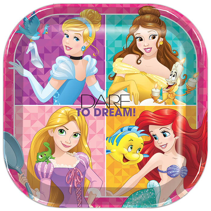 Plato 9" Disney Princess C/6
