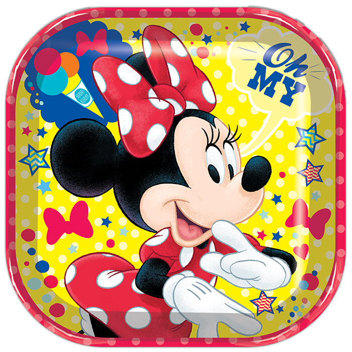 Plato 9" Minnie Mouse C/6