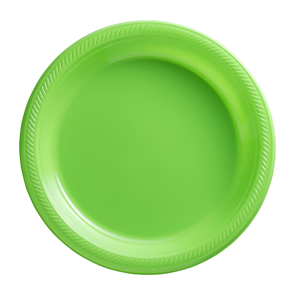 Plato 9" Verde Kiwi C/20