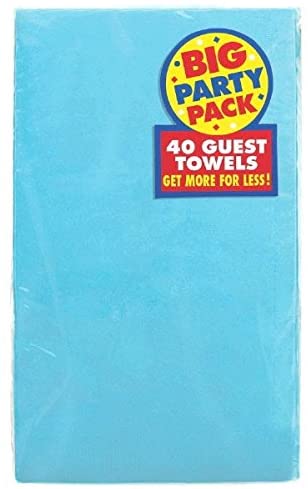 Servilleta Rectangular Azul Caribe C/40