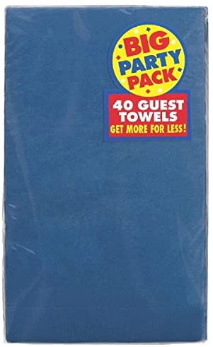 Servilleta Rectangular Azul Rey C/40