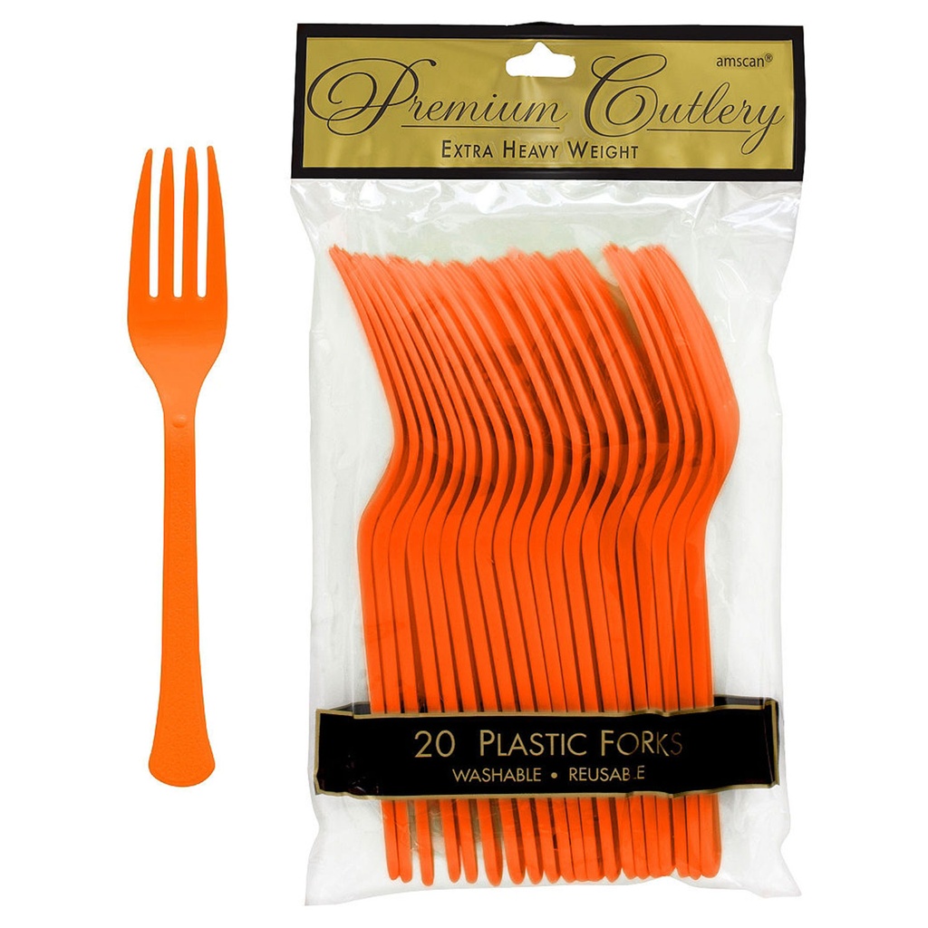 Tenedores Naranja C/20