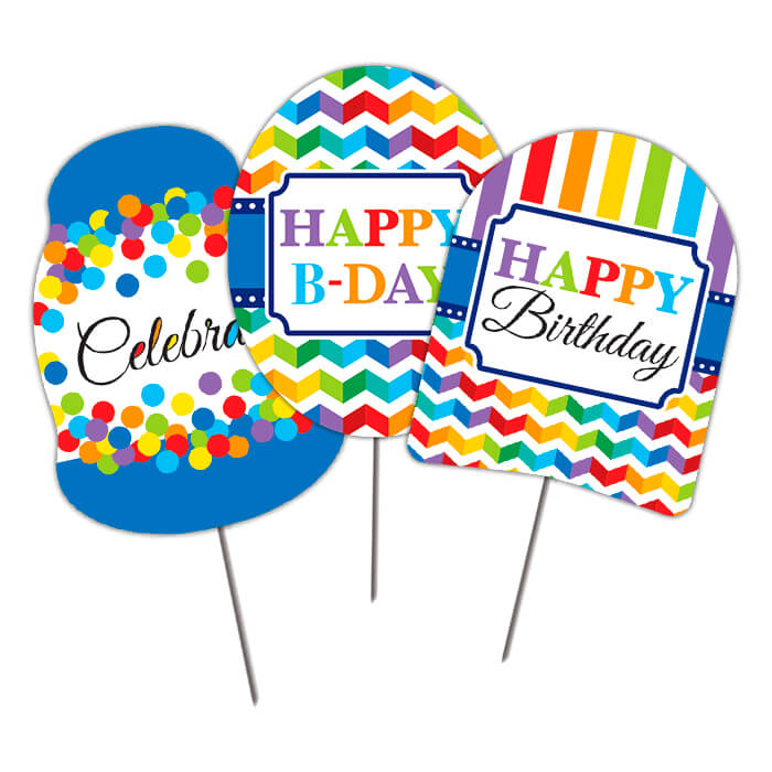 Topper Bright Birthday C/12