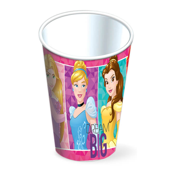 Vaso 9oz Disney Princess C/6