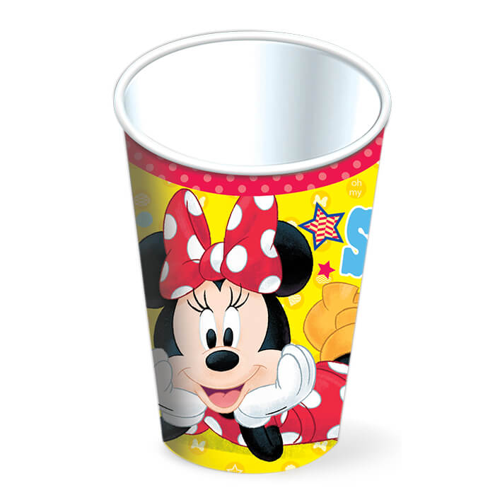 Vaso 9oz Minnie Mouse C/6