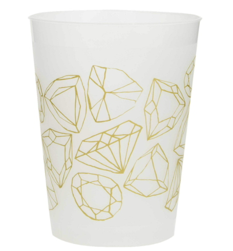 Vaso Rigido Gold Dimond C/8