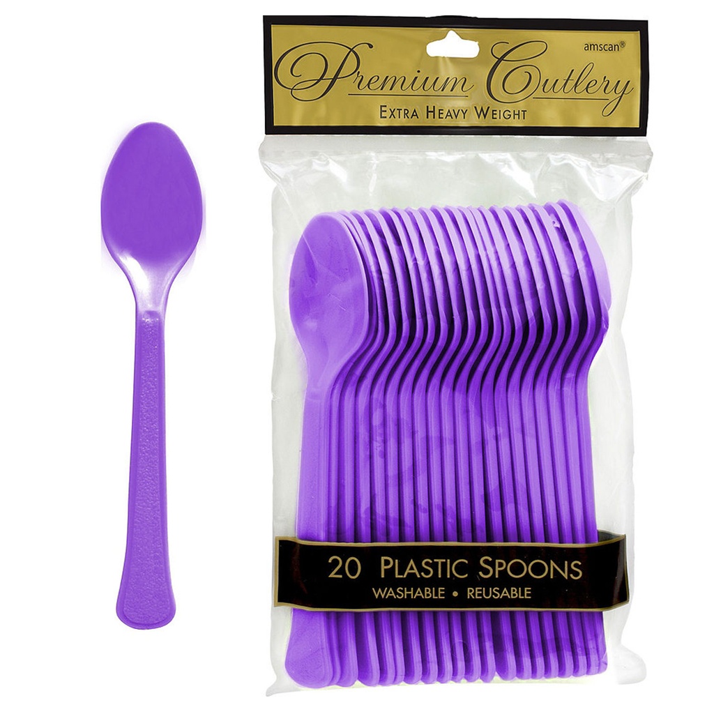 Cucharas Morado C/20