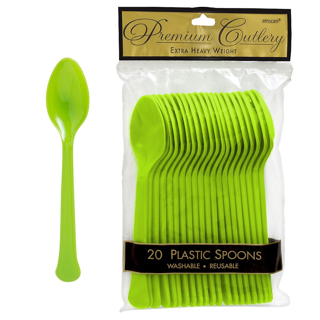Cucharas Verde Kiwi C/20