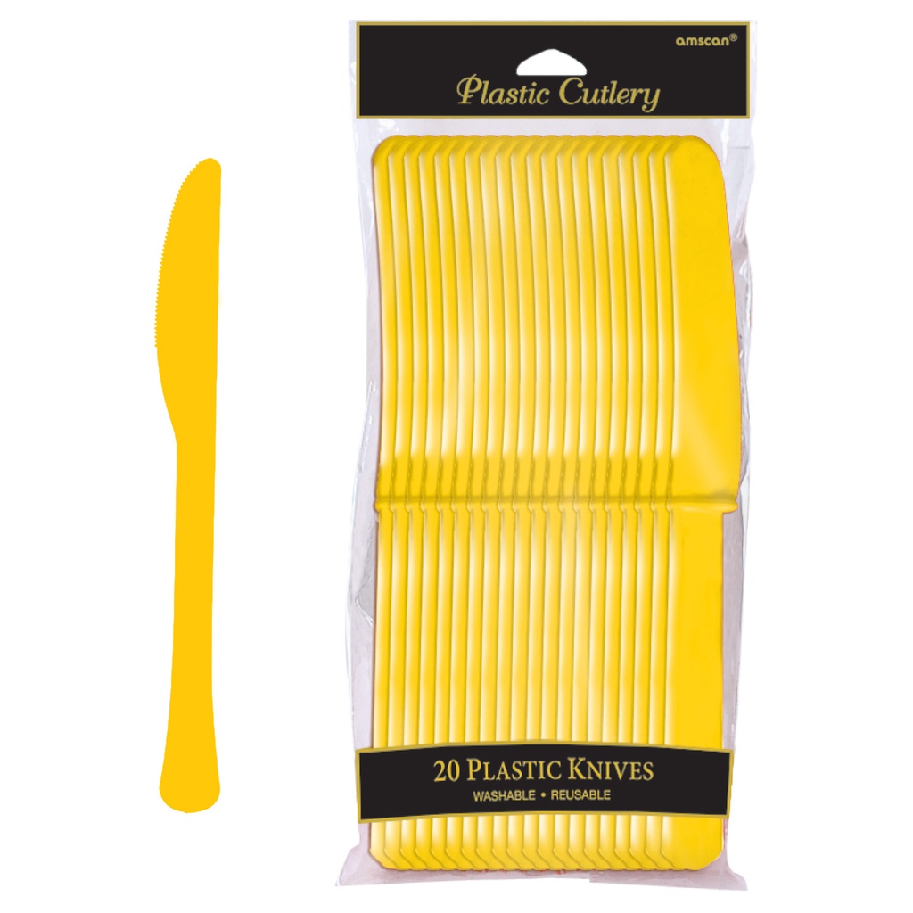 Cuchillos Amarillo Tropical C/20