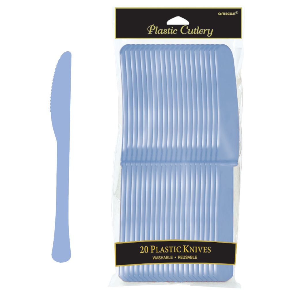 Cuchillos Azul Pastel C/20