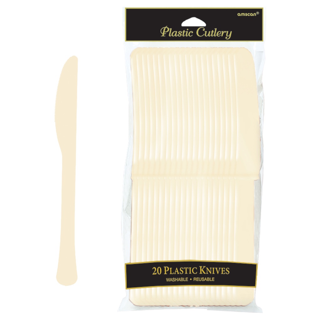 Cuchillos Vainilla C/20