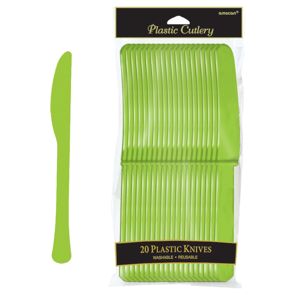 Cuchillos Verde Limon C/20