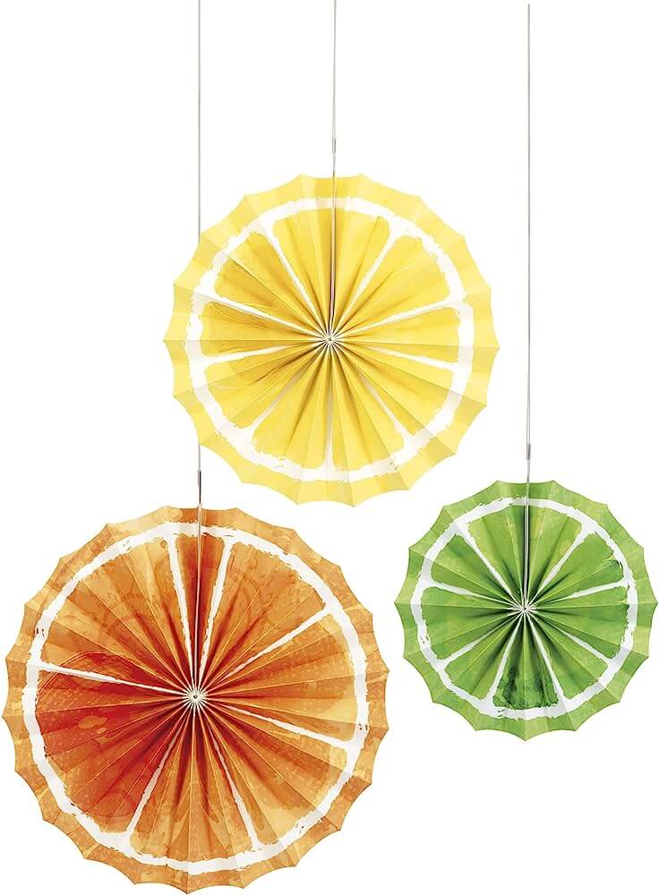 Decoracion Colgante Frutas C/3