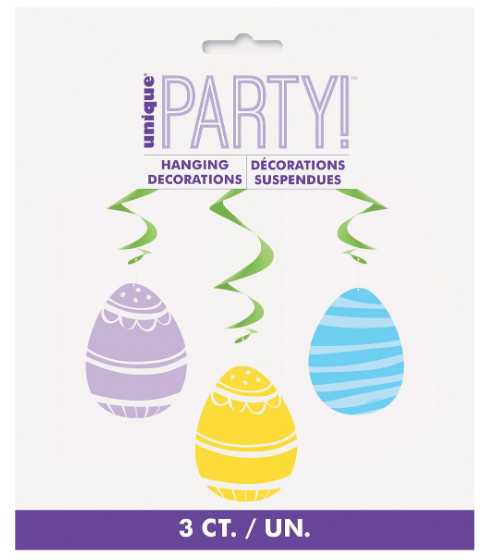 Decoracion Colgante Pascua C/3