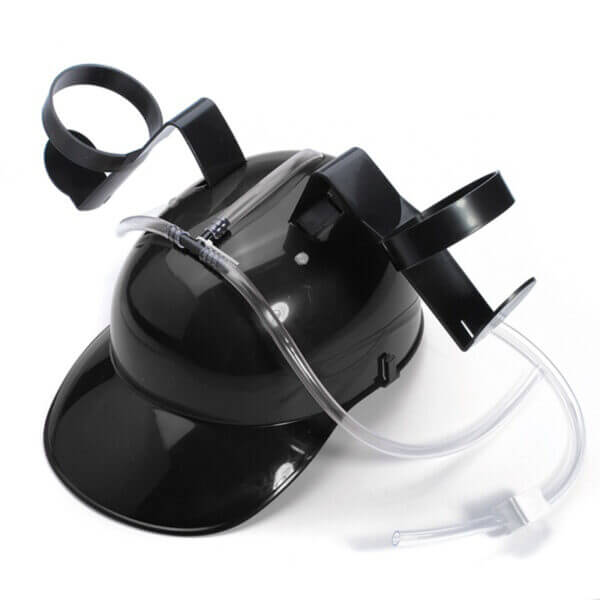 Casco Crazy Para Bebida Negro C/1