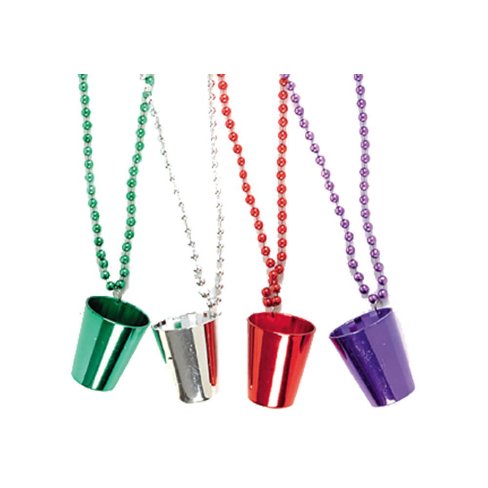 Collar Cuentas Con Shot C/1